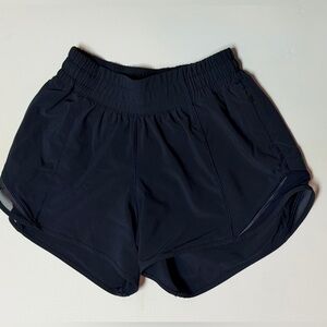 Hotty Hot Navy Lululemon Shorts
